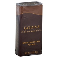 Godiva Dark Chocolate Pearls, 1.5000-ounces (Pack of 6) Godiva Dark Chocolate Pearls, 1.5000-ounces (Pack of 6)