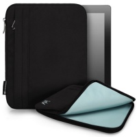 CaseCrown Faux Suede Zip Sleeve Case (Black) for iPad 4th Generation with Retina Display, iPad 3 & iPad 2 CaseCrown Faux Suede Zip Sleeve Case (Black) for iPad 4th Generation with Retina Display, iPad 3 & iPad 2