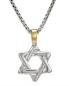 Genuine David Yurman (TM) Necklace. David Yurman Ln Star Of David 18K Gold Sterling Silver Necklace. grams in weight. 100% Satisfaction Guaranteed.