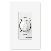 Intermatic FD60MWC 60-Minute Spring Loaded Wall Timer, White Intermatic FD60MWC 60-Minute Spring Loaded Wall Timer, White