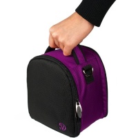 PURPLE Slim Compact Protective Travel Digital Camera Carrying Case with Accessory Compartment For Nikon Coolpix L120, V1, P100, P500, P7000, P7100, D3800, D800 Digital SLR DSLR Professional Camera PURPLE Slim Compact Protective Travel Digital Camera Carrying Case with Accessory Compartment For Nikon Coolpix L120, V1, P100, P500, P7000, P7100, D3800, D800 Digital SLR DSLR Professional Camera