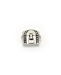 A bit o' booty for your charm creation! This treasure chest bead is crafted in sterling silver. Donatella is a playful collection of charm bracelets and necklaces that can be personalized to suit your style! Available exclusively at Macy's. A bit o' booty for your charm creation! This treasure chest bead is crafted in sterling silver. Donatella is a playful collection of charm bracelets and necklaces that can be personalized to suit your style! Available exclusively at Macy's.