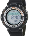 Casio Men's SGW100B-3V Digital Compass Twin Sensor Green Nylon Band Sport Watch