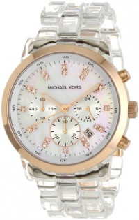 Michael Kors Quartz Mother of Pearl Dial Clear Band - Women's Watch MK5394 Michael Kors Quartz Mother of Pearl Dial Clear Band - Women's Watch MK5394