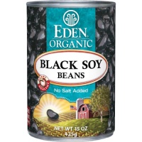 Eden Organic Black Soy Beans, No Salt Added, 15-Ounce Cans (Pack of 12)