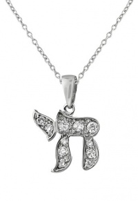 Effy Jewlery 14K White Gold Diamond Chai Pendant, .20 TCW Effy Jewlery 14K White Gold Diamond Chai Pendant, .20 TCW