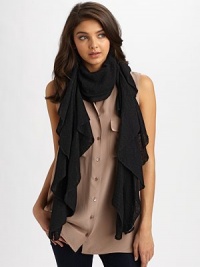 Ultra-soft wool and cashmere is knit together to create a plush, stylish wrap.50% cashmere/50% wool72 X 24Dry cleanImported Ultra-soft wool and cashmere is knit together to create a plush, stylish wrap.50% cashmere/50% wool72 X 24Dry cleanImported