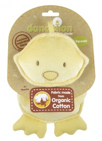 Dandelion Organic Toy Squeaker, Duck Dandelion Organic Toy Squeaker, Duck