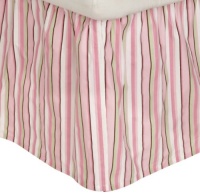 Carters Everyday Easy Dust Ruffle, Pink/Green/Brown Carters Everyday Easy Dust Ruffle, Pink/Green/Brown