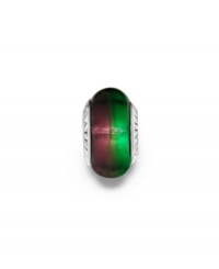 A unique two-tone effect in Murano glass makes this logo-stamed sterling silver bead an exciting choice. Donatella is a playful collection of charm bracelets and necklaces that can be personalized to suit your style! Available exclusively at Macy's. A unique two-tone effect in Murano glass makes this logo-stamed sterling silver bead an exciting choice. Donatella is a playful collection of charm bracelets and necklaces that can be personalized to suit your style! Available exclusively at Macy's.