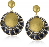 Kanupriya Heritage Collection 22k Gold-Plated Black Enamel Earrings Kanupriya Heritage Collection 22k Gold-Plated Black Enamel Earrings