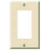 Leviton 017-80401-00A Decora 1-Gang Wallplate, Almond