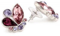 Nina Bridal Toulouse Violet Swarovski and Czech Crystal Cluster Stud Nina Bridal Toulouse Violet Swarovski and Czech Crystal Cluster Stud