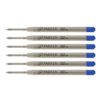 Parker Ball Point Pen Refills, Medium Point, Blue Ink, 6/Pack (3032631) Parker Ball Point Pen Refills, Medium Point, Blue Ink, 6/Pack (3032631)