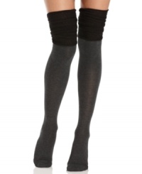 Stay a step ahead of the crowd with these decidedly chic socks from Kensie, featuring a slouchy cuff in a contrast color. Pair them with flirty skirts or slim dresses to polish off your everyday look. Stay a step ahead of the crowd with these decidedly chic socks from Kensie, featuring a slouchy cuff in a contrast color. Pair them with flirty skirts or slim dresses to polish off your everyday look.