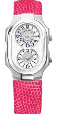 Philip Stein Women's 2-F-FAMOP-ZPI Signature Pink Lizard Leather Strap Watch Philip Stein Women's 2-F-FAMOP-ZPI Signature Pink Lizard Leather Strap Watch