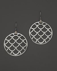 John Hardy Naga 18K Gold and Sterling Silver Large Round Earrings John Hardy Naga 18K Gold and Sterling Silver Large Round Earrings