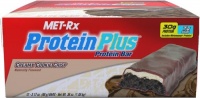 MET-Rx Protein Plus Creamy Cookie Crisp Bar, 90-Grams (Pack of 12)
