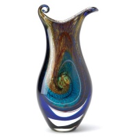 Gifts & Decor Galaxy Art Color Swirl Glass Vase Home Accent Decor Gifts & Decor Galaxy Art Color Swirl Glass Vase Home Accent Decor