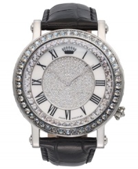 A truly regal design, this Queen Couture watch from Juicy Couture sparkles with elegant accents. A truly regal design, this Queen Couture watch from Juicy Couture sparkles with elegant accents.