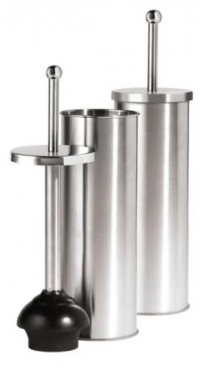 Stainless Steel Toilet Bowl Plunger Bathroom w/ Lid Stainless Steel Toilet Bowl Plunger Bathroom w/ Lid