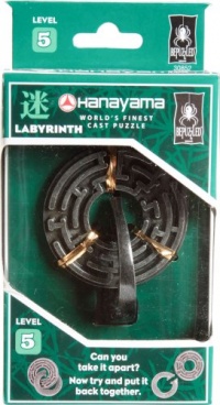 BePuzzled Hanayama Cast Metal Brainteaser Puzzles - Hanayama Labyrinth Puzzle (Level 5) BePuzzled Hanayama Cast Metal Brainteaser Puzzles - Hanayama Labyrinth Puzzle (Level 5)