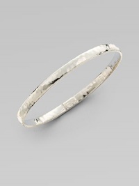 From the Glamazon® Collection. A chic, classic design in sleek sterling silver with hammered details. Sterling silverDiameter, about 2½Slip-on styleImported From the Glamazon® Collection. A chic, classic design in sleek sterling silver with hammered details. Sterling silverDiameter, about 2½Slip-on styleImported