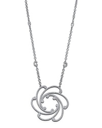 From the Cignature collection, a white gold and diamond pendant on a chain. Designed by Charriol. From the Cignature collection, a white gold and diamond pendant on a chain. Designed by Charriol.