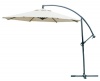 Coolaroo 10 Foot Round Cantilever Freestanding Patio Umbrella, Smoke