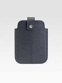 Slim, sleek design in geniune textured leather.Leather4W x 5HMade in Italy Slim, sleek design in geniune textured leather.Leather4W x 5HMade in Italy