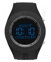 A dark and bold sport watch from the always-classy Juicy Couture. A dark and bold sport watch from the always-classy Juicy Couture.