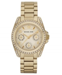 When the right amount of glitz is in order, this Blair collection watch from Michael Kors is the perfect choice. When the right amount of glitz is in order, this Blair collection watch from Michael Kors is the perfect choice.