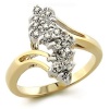 Jewelry - Gold Tone Swarovski Ring