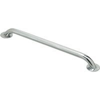 Medline 12 Inch Grab Bar, Knurled Chrome Medline 12 Inch Grab Bar, Knurled Chrome