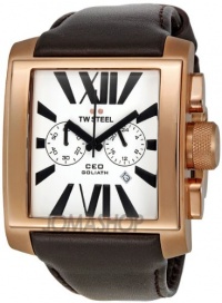 T.W. Steel CEO Goliath Chronograph White Dial Men's Watch - TWS CE3009 T.W. Steel CEO Goliath Chronograph White Dial Men's Watch - TWS CE3009