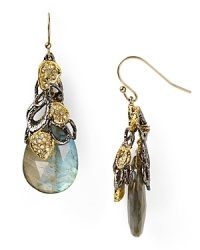 This season, it's all about the composition with mixed metal jewels like these Alexis Bittar drop earrings, detailed with labradorite stones. This season, it's all about the composition with mixed metal jewels like these Alexis Bittar drop earrings, detailed with labradorite stones.