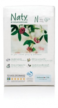 Nature Babycare Chlorine free Diapers Newborn, 104 Count Nature Babycare Chlorine free Diapers Newborn, 104 Count