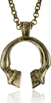 Low Luv by Erin Wasson Horse Hoof Gold Pendant Necklace Low Luv by Erin Wasson Horse Hoof Gold Pendant Necklace