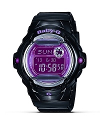 Shock-resistant watch from G-Shock. With full auto backlight, flash alert, multi-function alarm. Features a countdown timer and stopwatch functions. Strap with buckle closure. Shock-resistant watch from G-Shock. With full auto backlight, flash alert, multi-function alarm. Features a countdown timer and stopwatch functions. Strap with buckle closure.