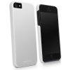 BoxWave Minimus Apple iPhone 5 Case/Cover - Ultra Low Profile, Slim Fit Premium Quality Snap Shell Cover - Winter White