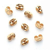 14K Gold Filled Earring Backs (5 Pairs) Ear Nuts 14K Gold Filled Earring Backs (5 Pairs) Ear Nuts