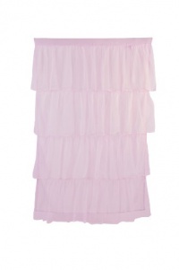 Tadpoles Multi-Layer Tulle Curtain Panel, Pink Tadpoles Multi-Layer Tulle Curtain Panel, Pink