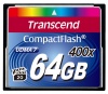 Transcend 400X - 64 GB Compact Flash Memory Card TS64GCF400 (Blue)