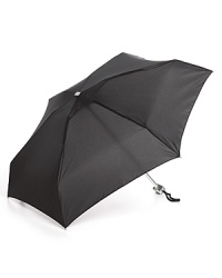 Capable of withstanding winds of up to 60 mph, there's never any need to worry about this Bloomingdale's umbrella flipping out on you. Capable of withstanding winds of up to 60 mph, there's never any need to worry about this Bloomingdale's umbrella flipping out on you.