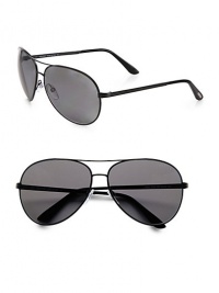 Iconic aviator style crafted in lightweight plastic. Available in semi matte black frames with grey lenses.Plastic100% UV ProtectionMade in Italy Iconic aviator style crafted in lightweight plastic. Available in semi matte black frames with grey lenses.Plastic100% UV ProtectionMade in Italy