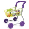 Toy Grocery Shopping Cart Trolley- Includes Play Food