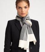 Giants half check design adds signature style to this luxurious cashmere wrap.Cashmere19 X 77Dry cleanImported