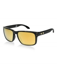 Designed by snowboarding superstar Shaun White and his brother Jesse to represent the screen heroes from the 40s, 50s and 60s, these Holbrook sunglasss are timeless classics. Featuring metal bolts icons that highlight the stress-resistant O Matter frames and Plutonite lenses used to filter out the UV rays, Oakley has designed a pair of sunglasses that will give you that Hollywood look with unparalleled comfort. Designed by snowboarding superstar Shaun White and his brother Jesse to represent the screen heroes from the 40s, 50s and 60s, these Holbrook sunglasss are timeless classics. Featuring metal bolts icons that highlight the stress-resistant O Matter frames and Plutonite lenses used to filter out the UV rays, Oakley has designed a pair of sunglasses that will give you that Hollywood look with unparalleled comfort.
