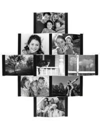 Aero 9-Opening Collage Picture Frame for 4-by-6-Inch Photos, Black Aero 9-Opening Collage Picture Frame for 4-by-6-Inch Photos, Black
