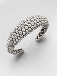 From the Signature Caviar Collection. A beautifully crafted sterling silver design that carries the iconic texture of the brand. Sterling silverDiamter, about 2.75Slip-on styleImported From the Signature Caviar Collection. A beautifully crafted sterling silver design that carries the iconic texture of the brand. Sterling silverDiamter, about 2.75Slip-on styleImported